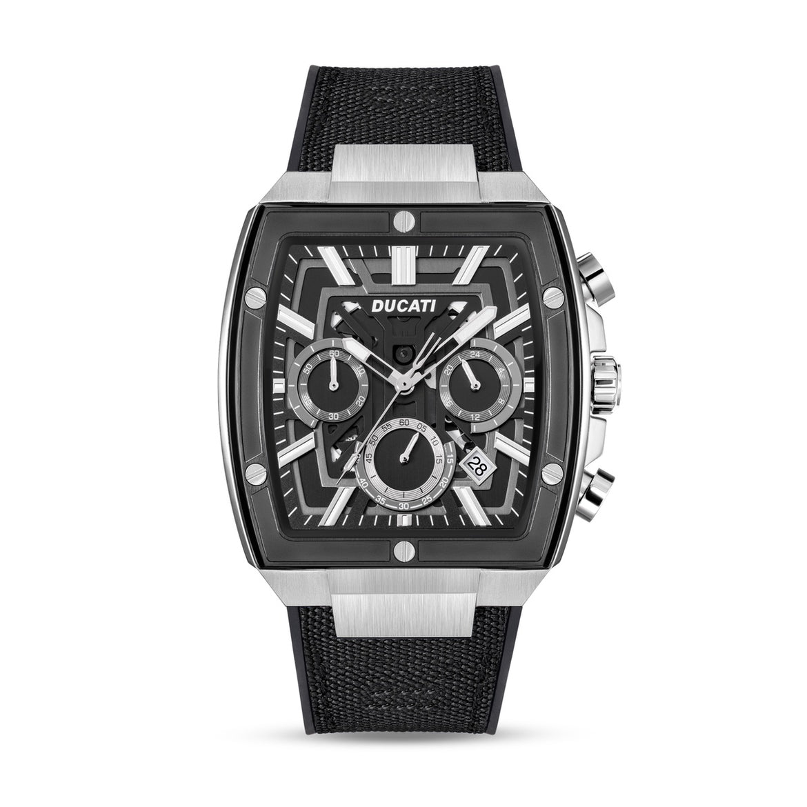 t*o様 DUCATI CORSE 腕時計 Ducati Corse Ducati Chrono Watch Blu Leather&Silicon Strap