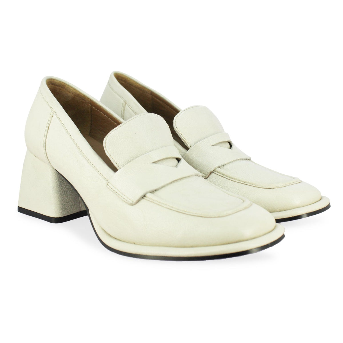  Saint G Saint G Viviana - Heel Loafers - OFF WHITE - Bonton