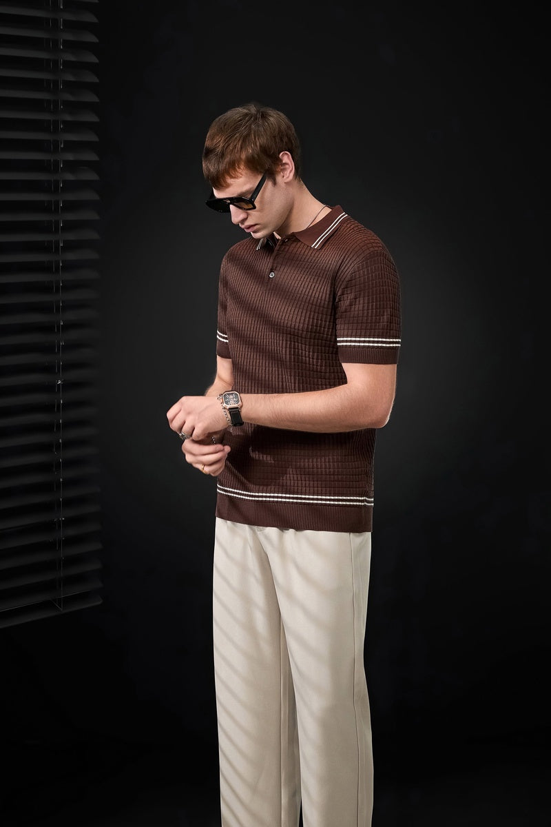  Barocco Kingsley Side-Tab Trousers TAUPE - TAUPE - Bonton