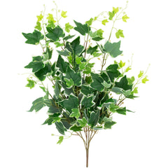 30" Variegated Ivy Artificial Hanging Floral Bush