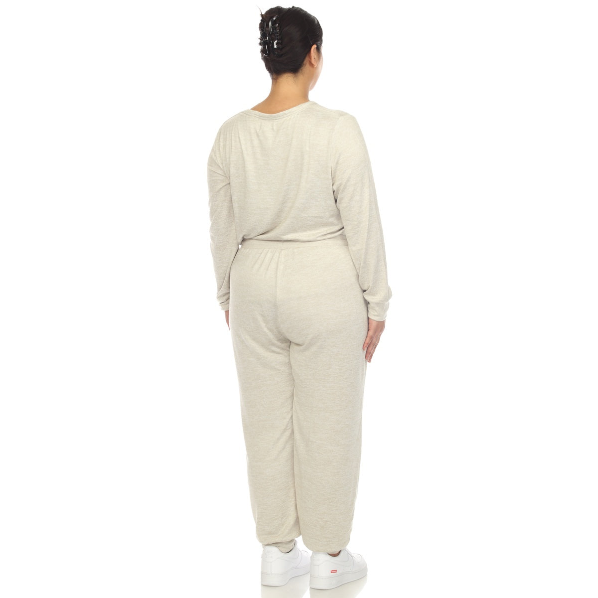  White Mark Plus Size 2 Piece Lounge Set - 3X - Bonton