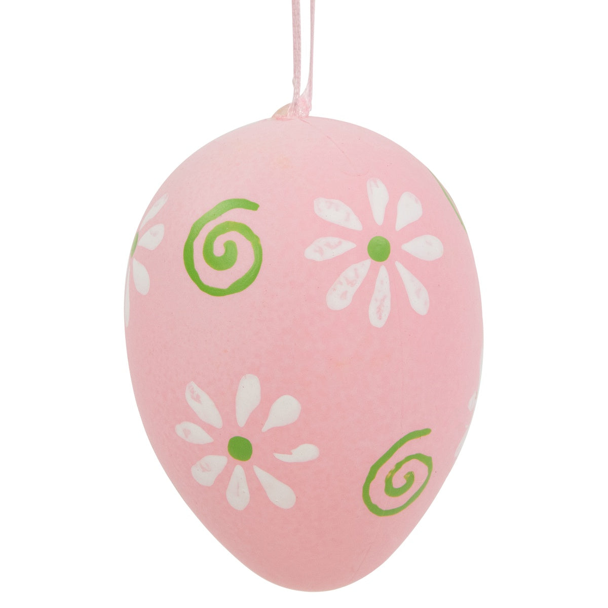  Northlight 29ct Pastel Pink  Green and White Spring Easter Egg Ornaments 3.25