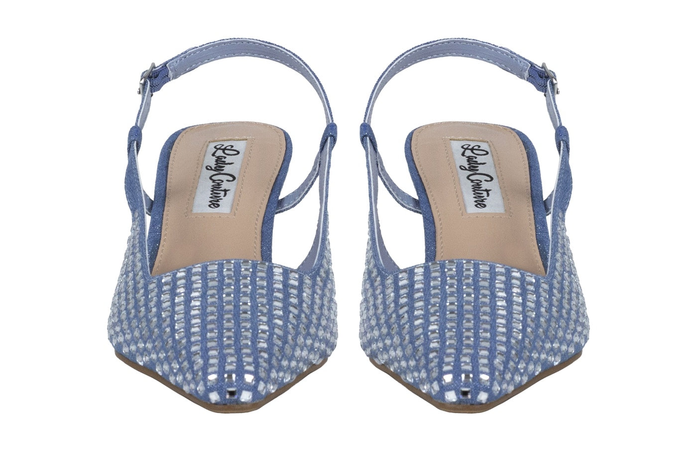  Lady Couture Shana Slingback Pump - Blue Denim - Bonton