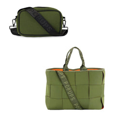 Icon Tote + Camera Bag - Safari Green