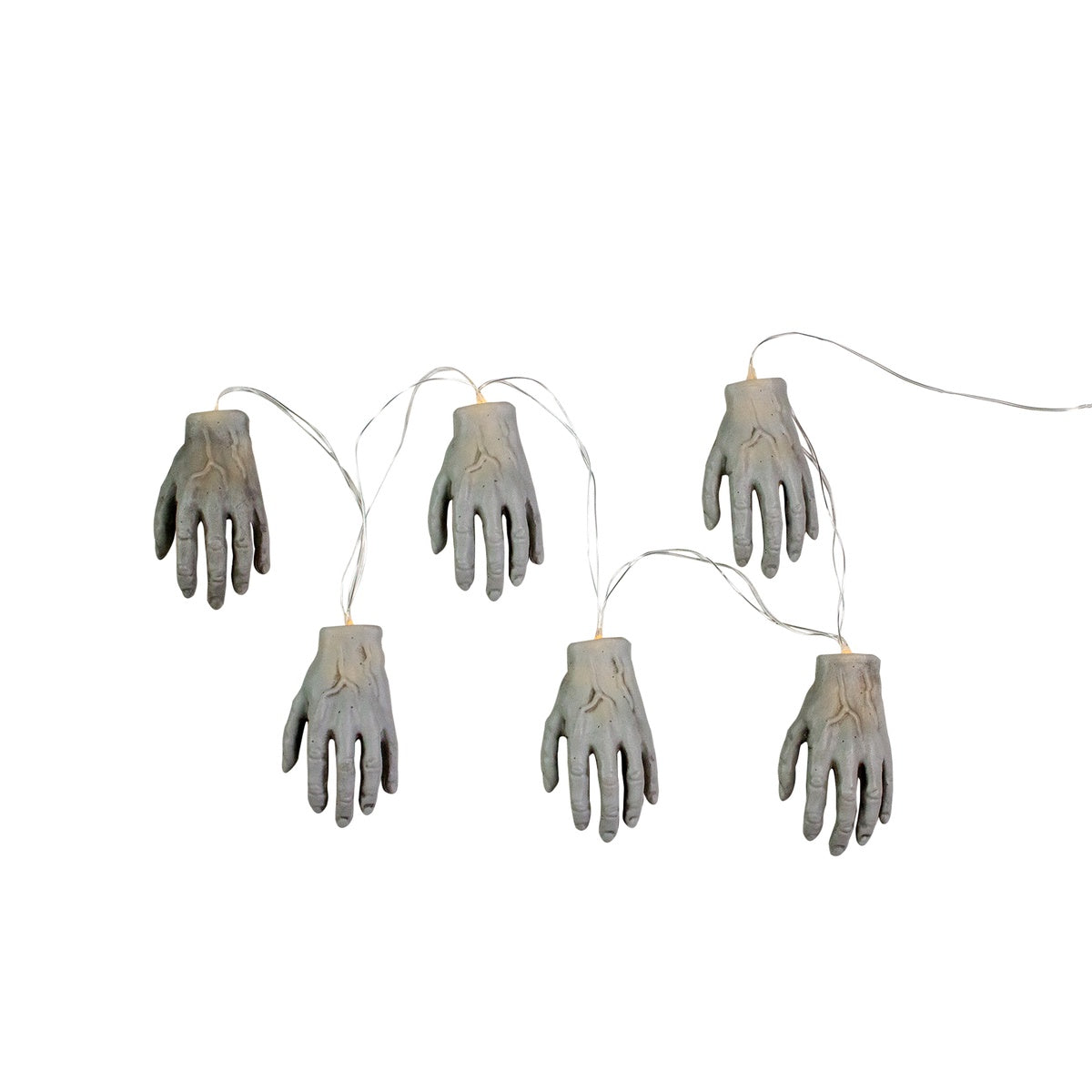  Northlight Zombie Hands Halloween Light Set - Clear Lights - 6ct - Default Title - Bonton