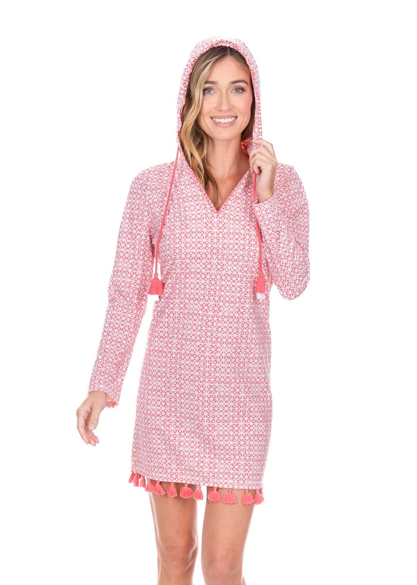  Cabana Life Algarve Hooded Cover Up - XS - Bonton
