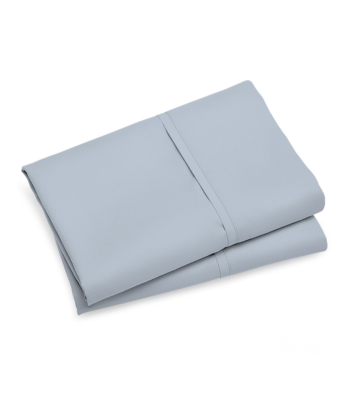  Purity Home Cotton 400 Thread Count Percale Pillowcases Set of 2 Light Blue - Light Blue - Bonton