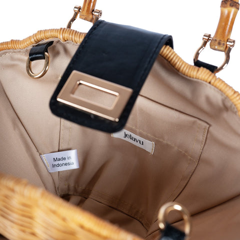 Jelavu Maree Bamboo Women Crossbody Bag - Black / One Size