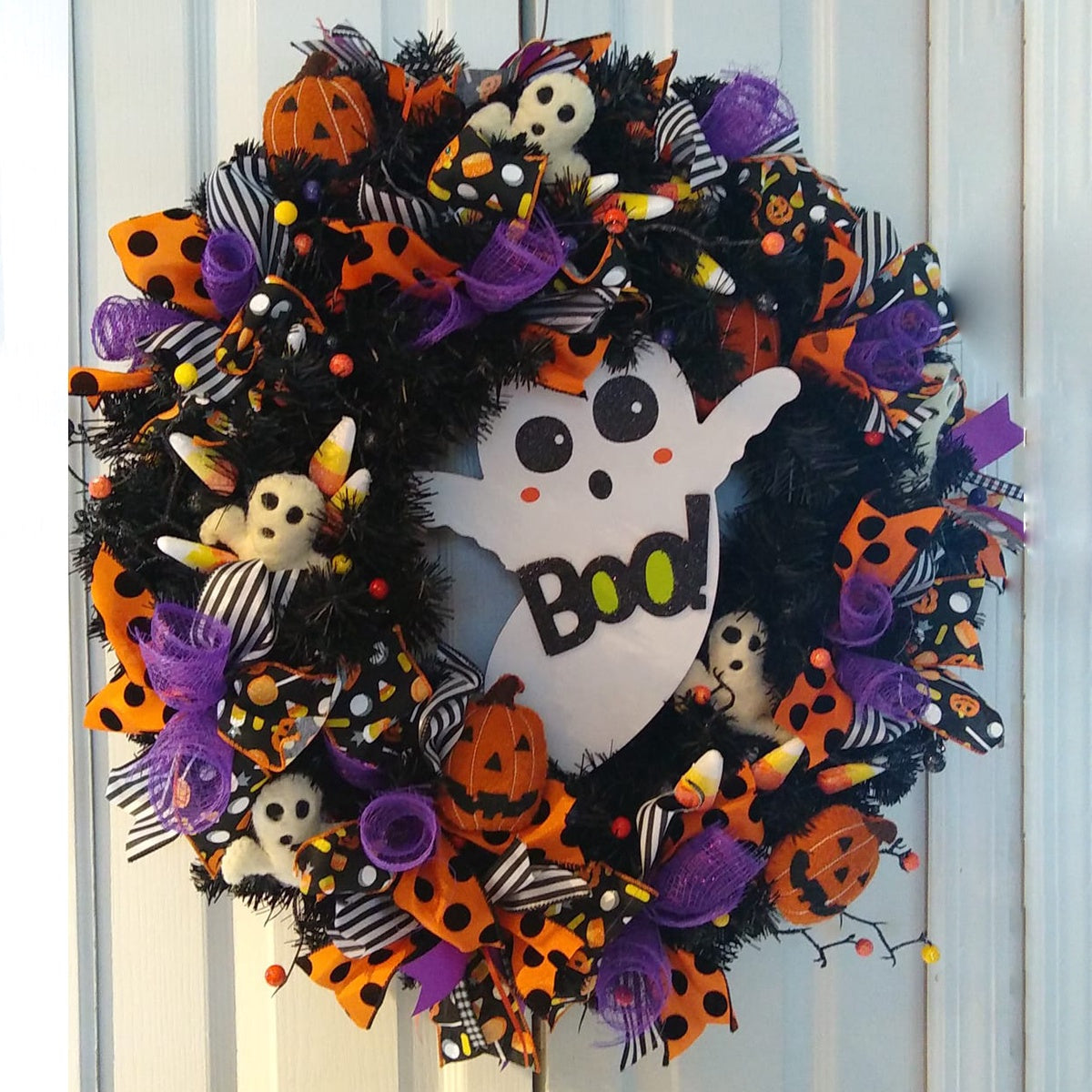  Northlight Colorado Spruce Artificial Halloween Wreath - 24