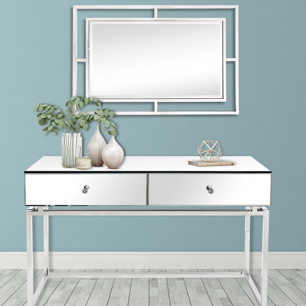  Addison Wall Mirror and Console Table - Console Table - Bonton