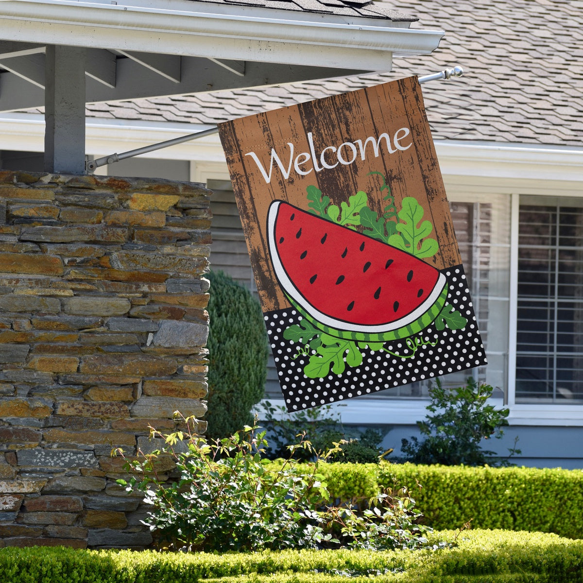  Northlight Welcome Watermelon Slice Summer Outdoor House Flag 28