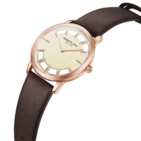 Kenneth Cole NY Mens Transparency Dial Watch