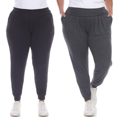 Plus Size 2 Pack Harem Pants