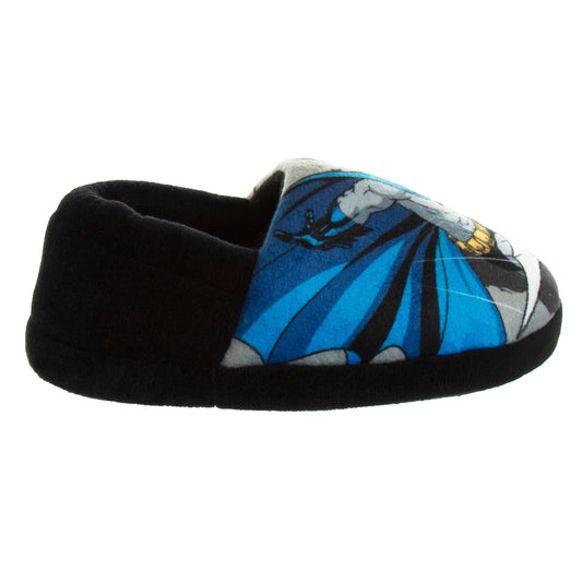 Josmo Boys' Batman Toddler Slipper Dark Knight Superhero Lightweight Comfort Soft Aline Plush House Shoes