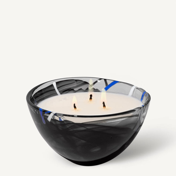 Contrast Candle Black