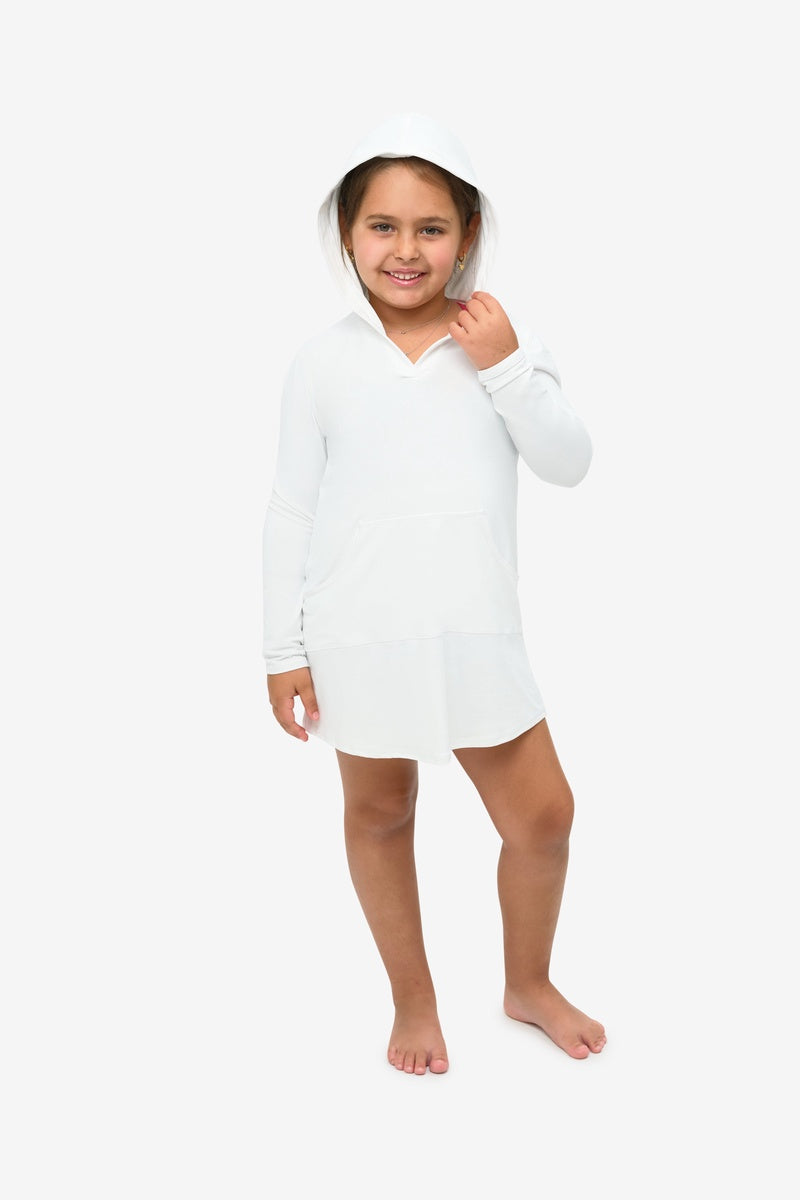  BloqUV KIDS HOODIE DRESS (1009K) - Mint - Bonton