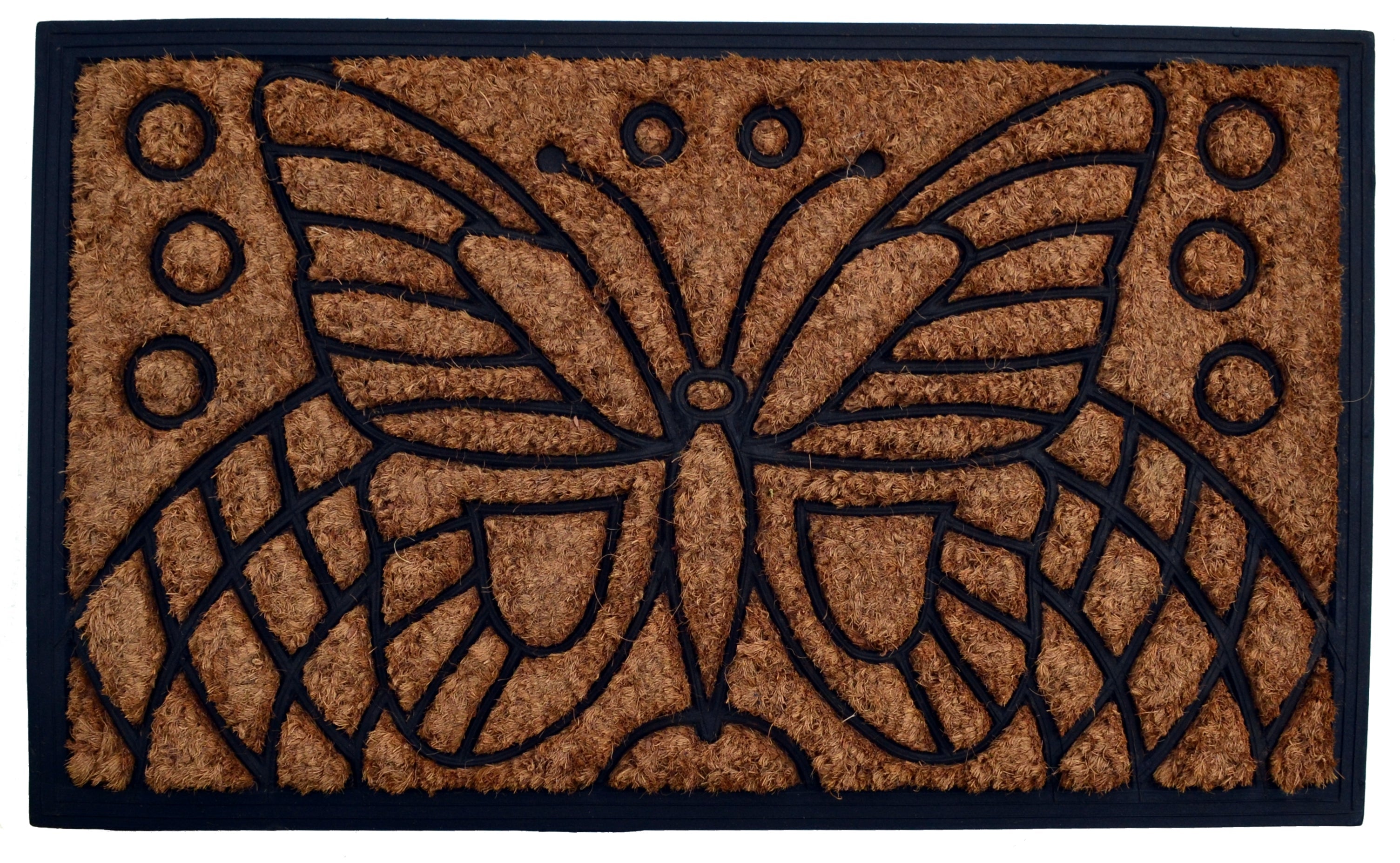  Imports Decor Butterfly Doormat - N/A - Bonton