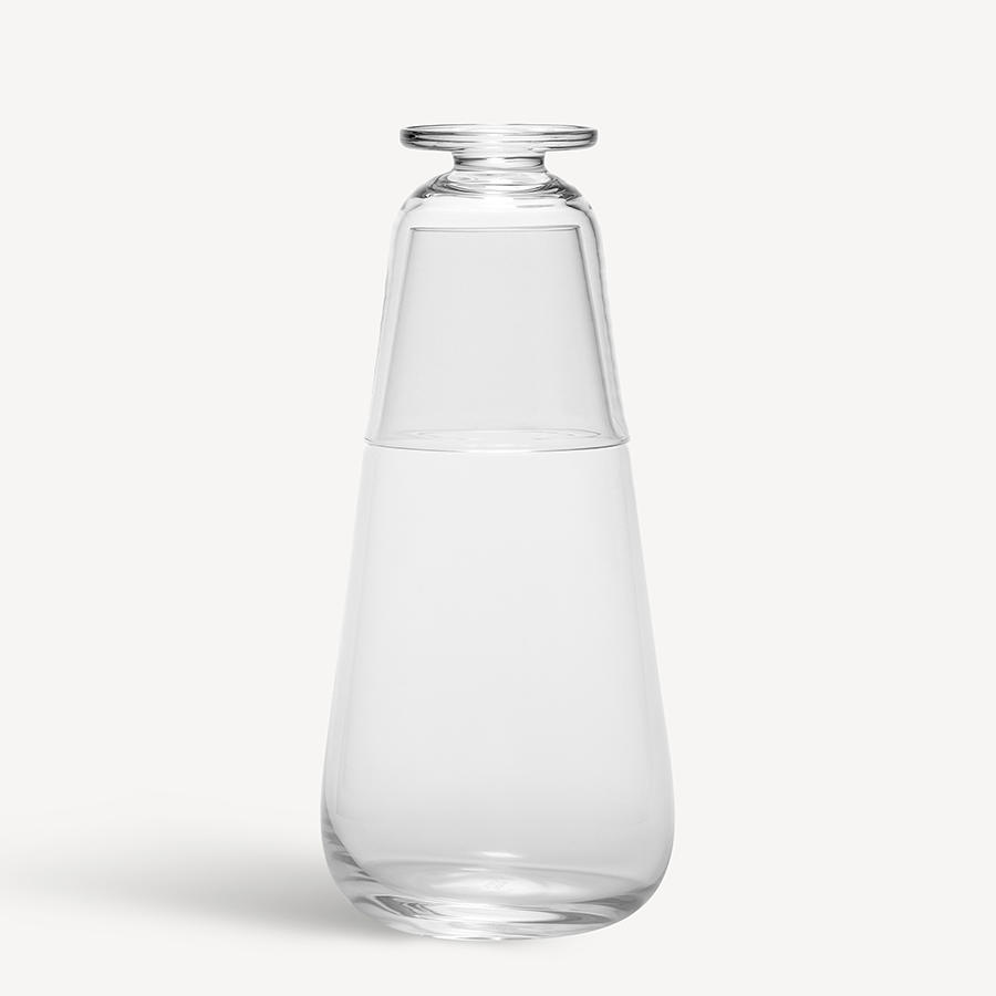  Viva Carafe With Small Glass - Clear - Bonton