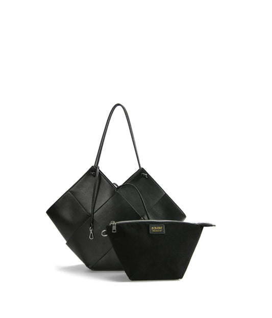 Taylor Contexture Leather Bag Black