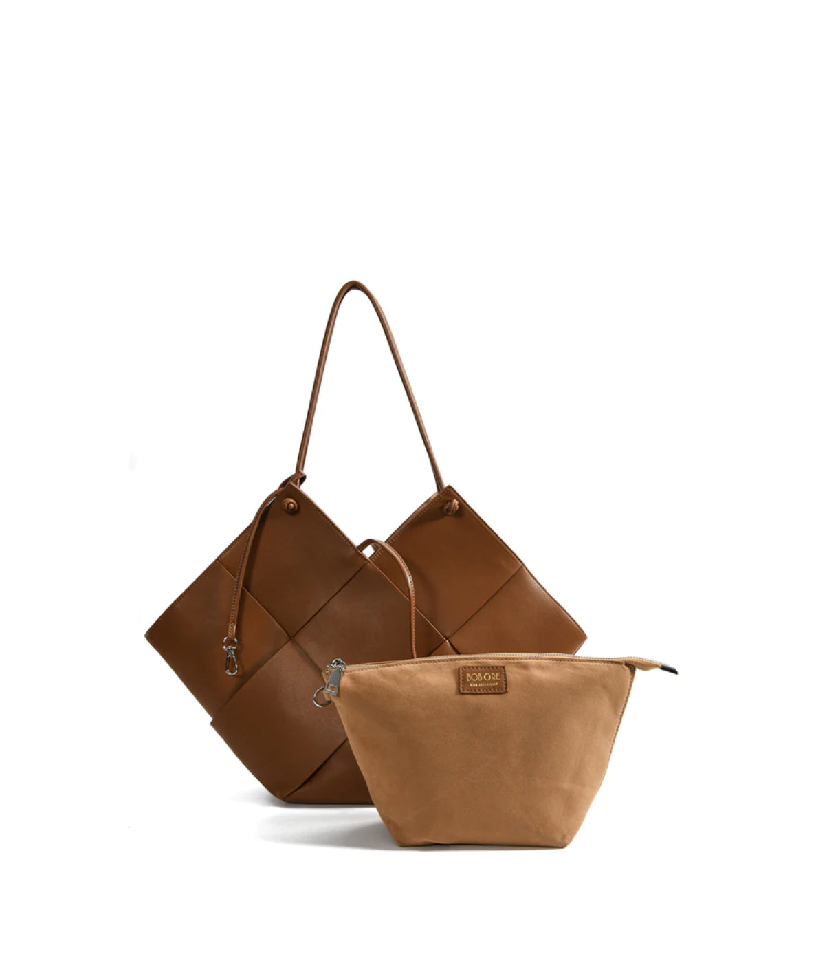  Bob Ore Taylor Contexture Leather Bag Caramel - Caramel - Bonton