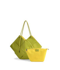 Taylor Contexture Leather Bag Kiwi Green