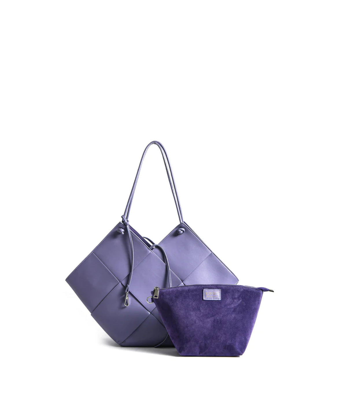  Bob Ore Taylor Contexture Leather Bag Taro Purple - Taro Purple - Bonton