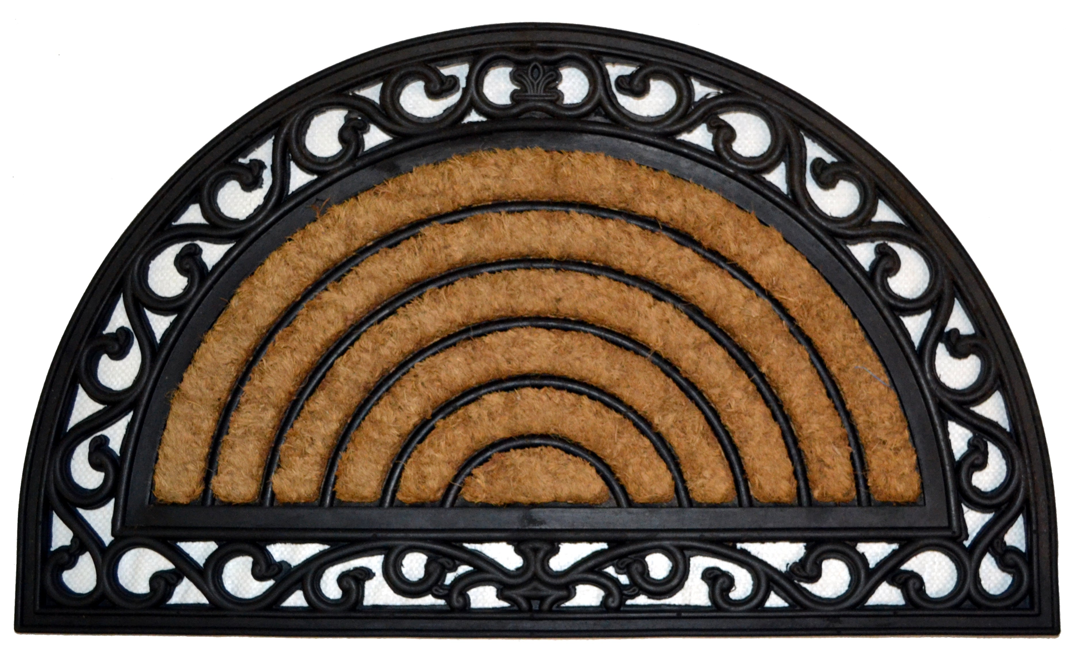  Imports Decor Grill Half Round Doormat - N/A - Bonton