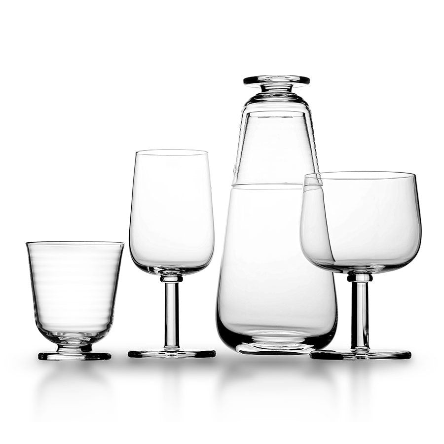  Kosta Boda Viva All Purpose Glass Medium Pair - Clear - Bonton