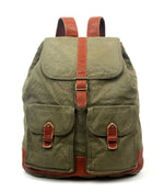 Trail Breeze Canvas Backpack Army Green