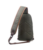 Urban Light Coated Canvas Sling Bag Army Green