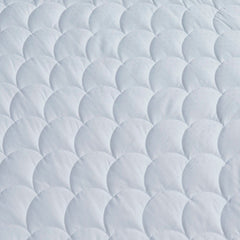 Damask Dot Polyester Filled Mattress Pad