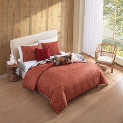 Bebejan Carnelian Flora 5 Piece Reversible Comforter Set