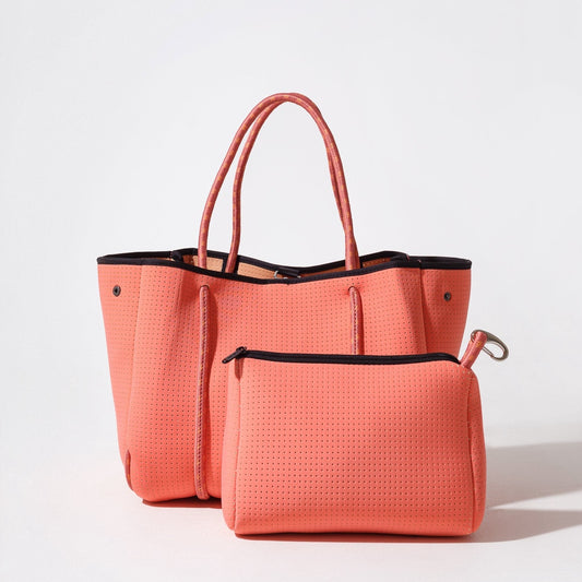 Blushing Pink Set - Everyday Tote And Pouch