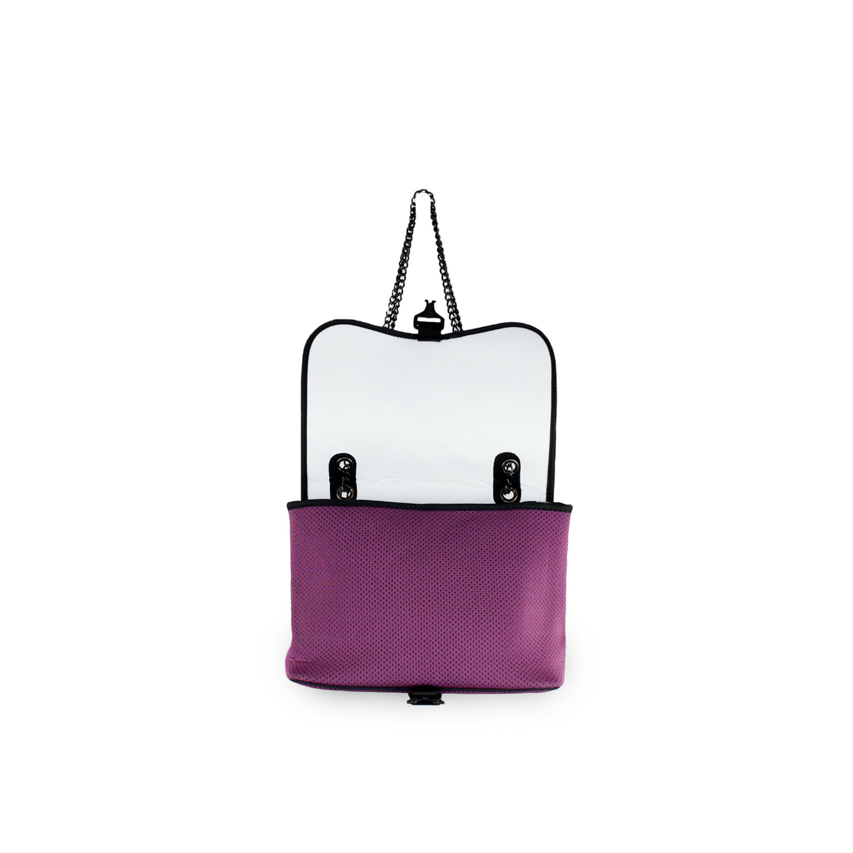  Pop Ups Brand Flap Crossbody Eggplant - Default Title - Bonton