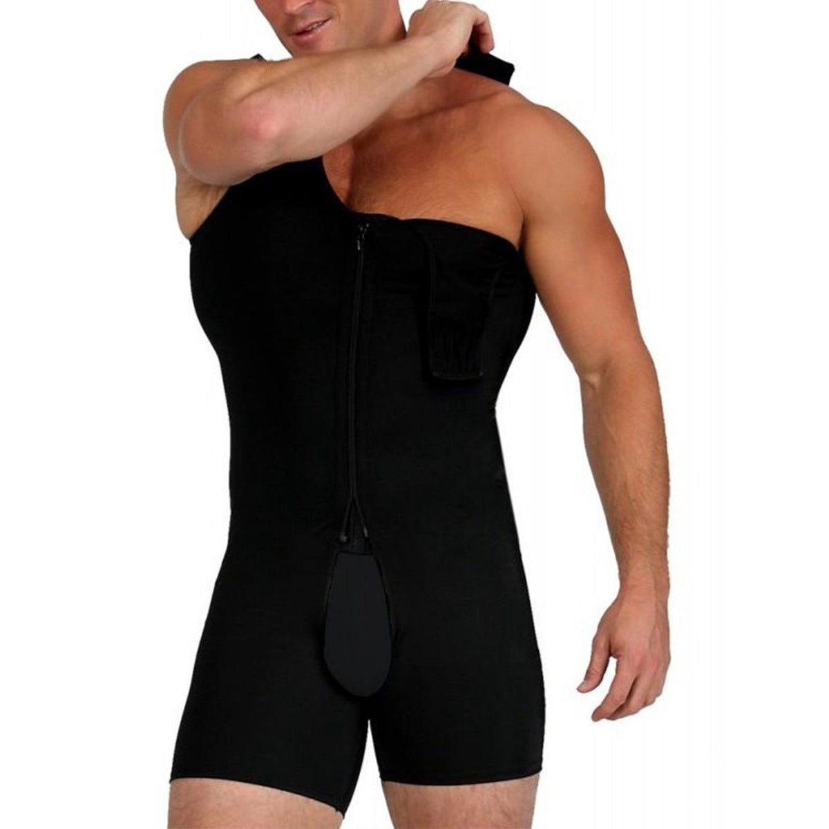  InstantFigure InstantRecoveryMD Compression Bodysuit Shaper Hook and Loop MD309 - Black - Bonton