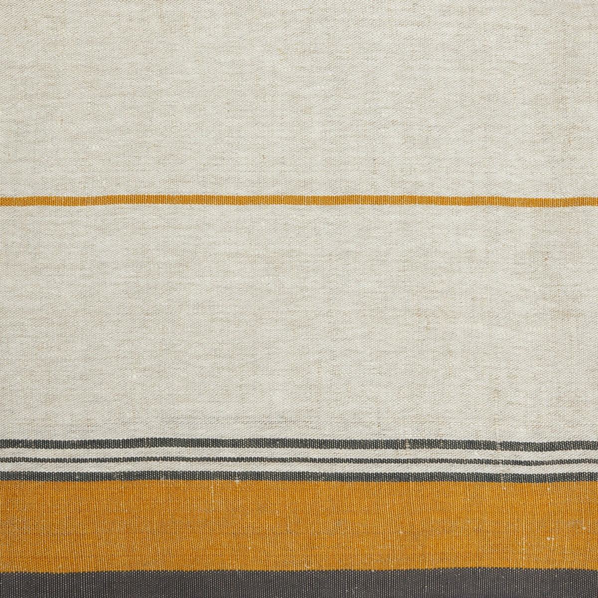  Caravan Eze Ivory & Mustard Tablecloth - 60x60 - Bonton
