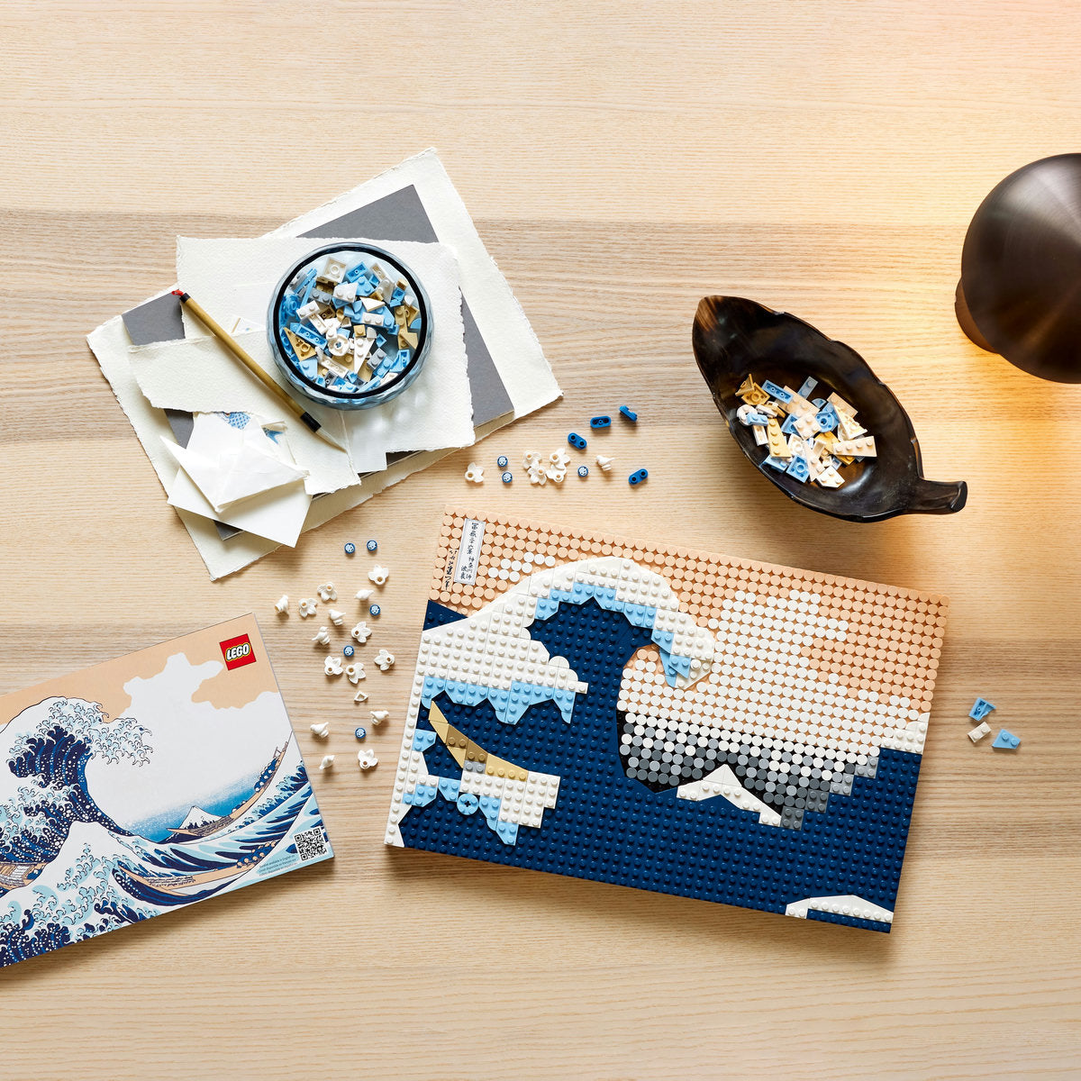  LEGO LEGO® Art Hokusai – The Great Wave 31208 Building Kit 1,810 Pieces - ART - Bonton