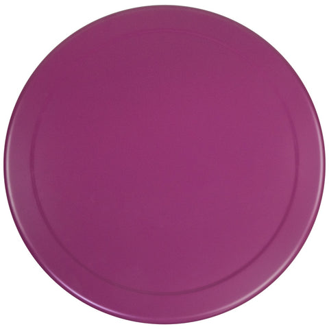 22" Outdoor Retro Tulip Steel Side Table  Purple