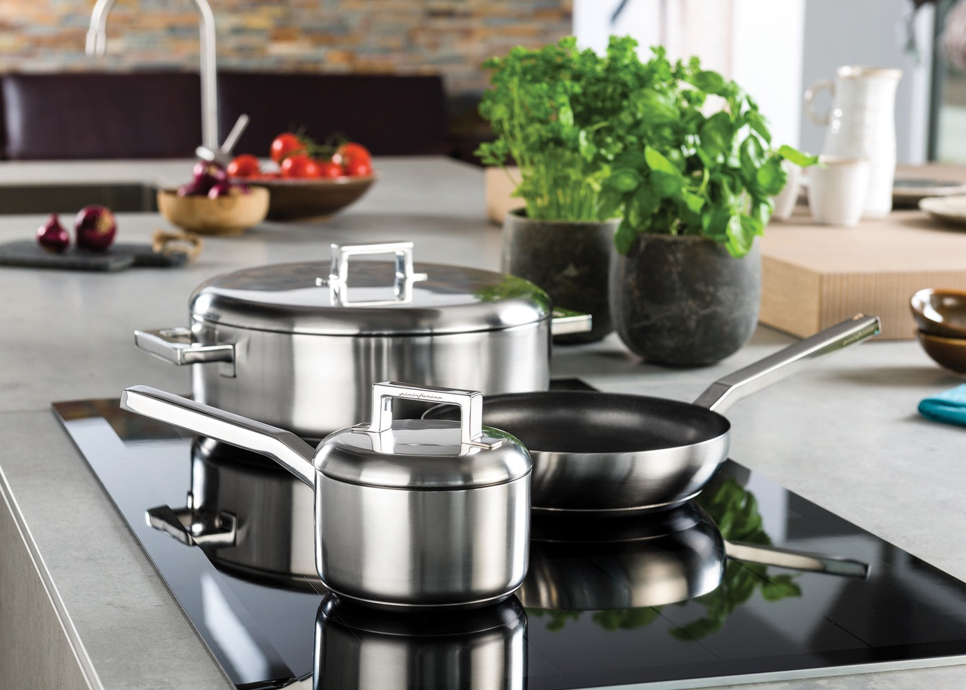  Mepra Stile by Pininarina Casserole Dish - Silver - Bonton