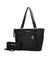 MKF Collection Gloria Vegan Leather Women’s Tote Handbag & Wristlet Wallet by Mia K