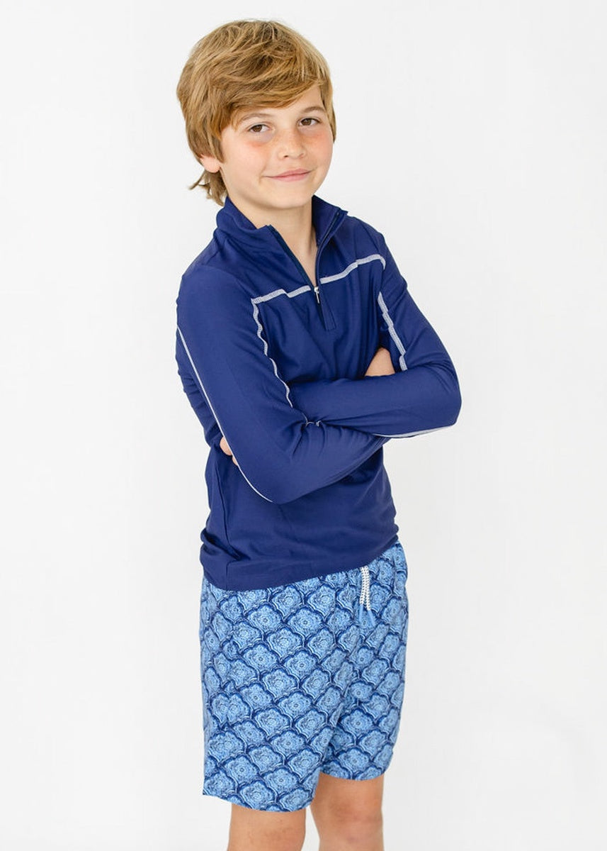  Cabana Life Boys Seaside Swim Trunk - 5 - Bonton