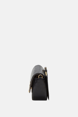 Oryany - Lottie Croco Crossbody Small Handbags - Black / One Size