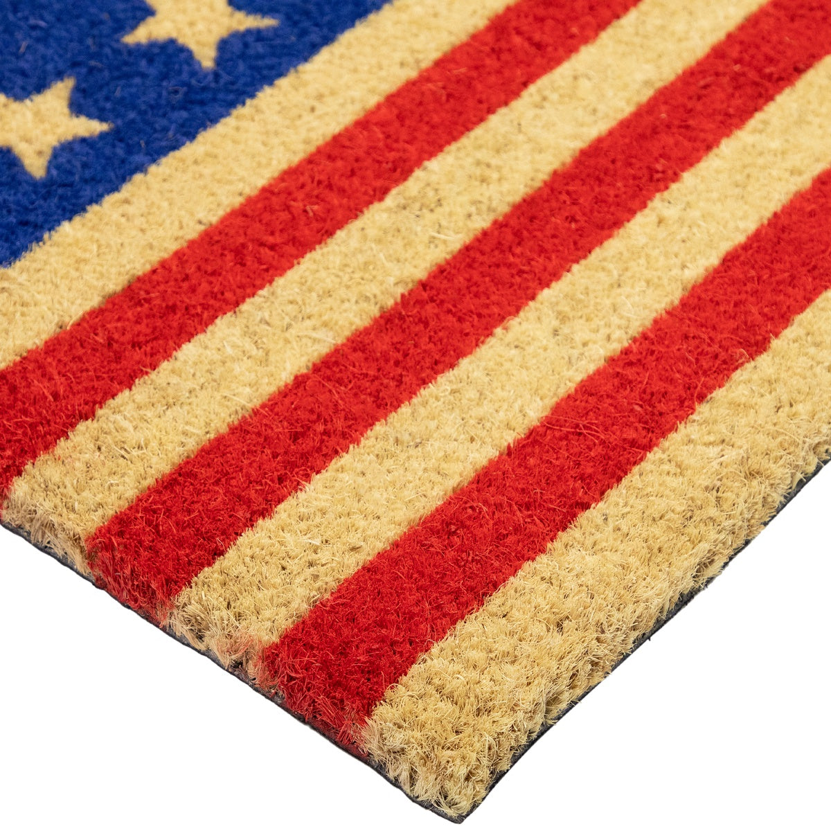  Northlight Americana Stripes and Stars Coir Outdoor Doormat - 18