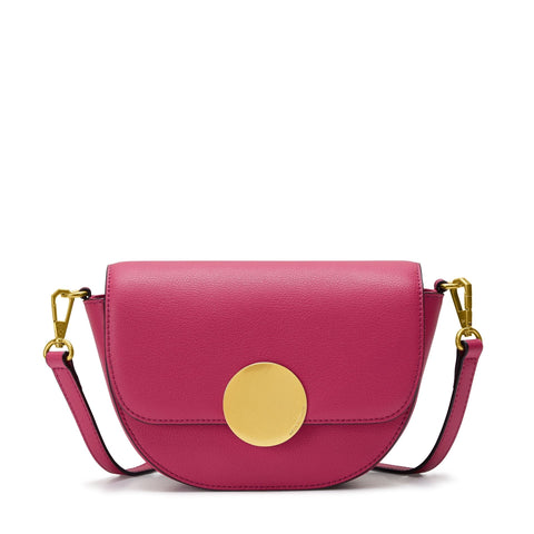 Oryany - Lottie Saddle Crossbody Small Handbags - Raspberry / One Size
