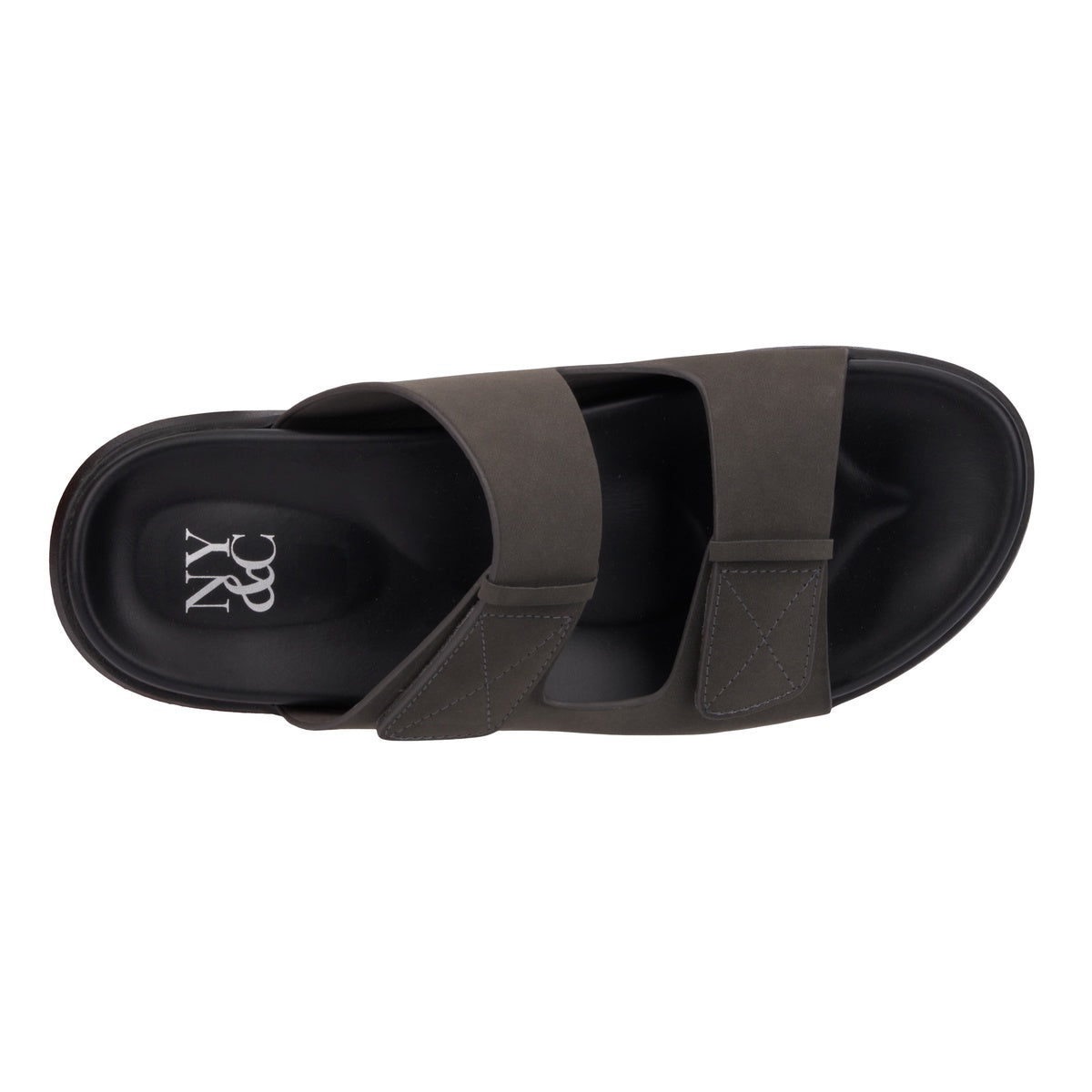  New York & Company Men's Leor Slide Sandals - Grey - Bonton