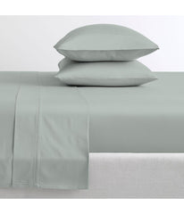 Cotton 400TC Percale Sheet Set Sea Green