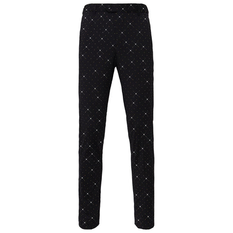 Dapper Details Pants BLACK/GOLD