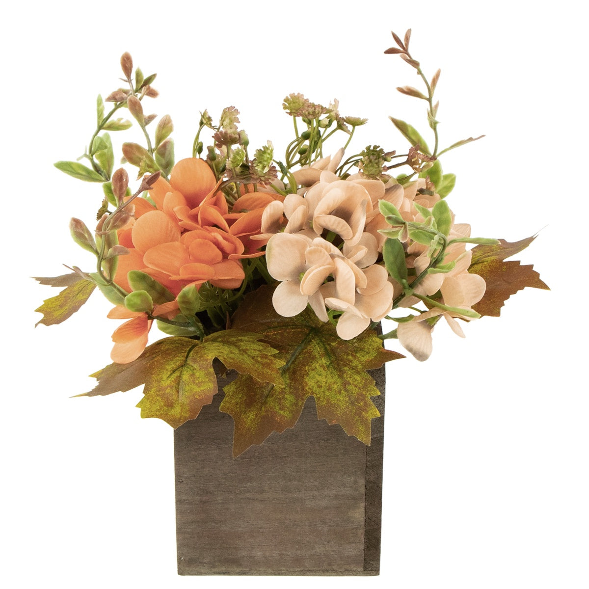  Northlight Floral and Pumpkin Wooden Box Fall Harvest Decoration - 10