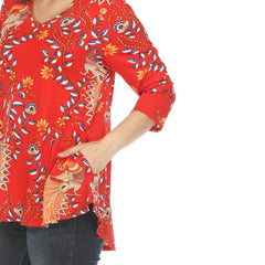 Women's Vibrant Boho Swing Top