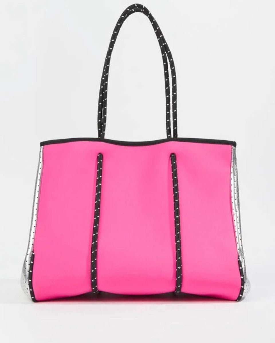  Lemonbella The Ella Neon Pink Tote - Default Title - Bonton